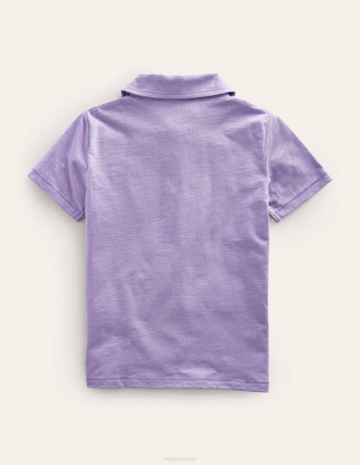 Boden vêtements lavande brumeuse bébé polo en jersey flammé LB2X3314