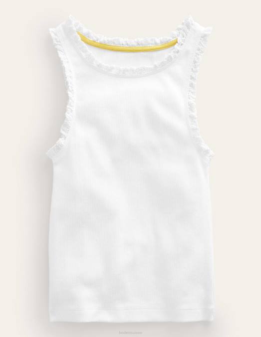 Boden vêtements blanc bébé gilet en jersey LB2X3388