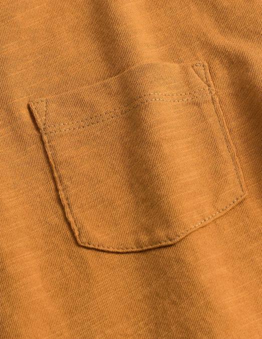 Boden vêtements brun bébé t-shirt flammé délavé LB2X3315