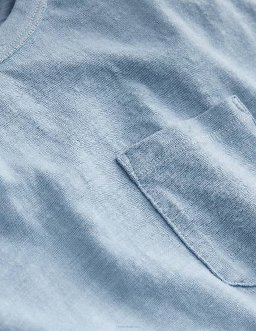 Boden vêtements caillou Bleu bébé t-shirt superposé à manches longues LB2X424