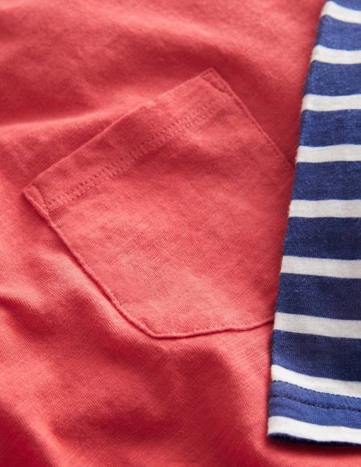 Boden vêtements confiture rouge bébé t-shirt superposé à manches longues LB2X411