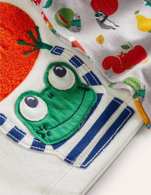 Boden vêtements conkers multi dingues bébé ensemble de jeu graphique en jersey LB2X3392