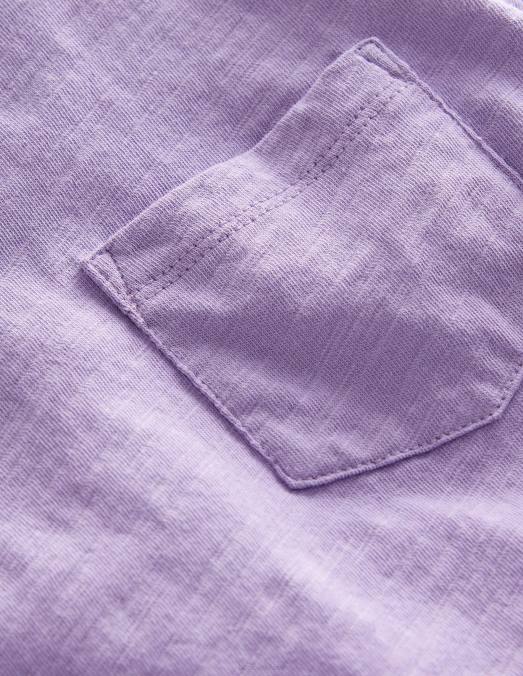 Boden vêtements lavande brumeuse bébé t-shirt flammé délavé LB2X3415