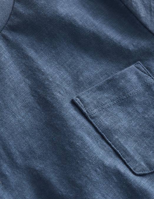 Boden vêtements robot bleu bébé t-shirt flammé délavé LB2X379