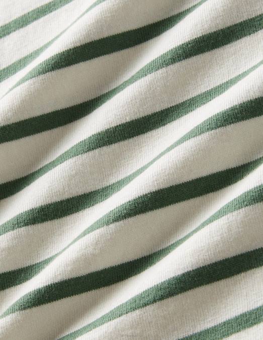 Boden vêtements vert romarin/ivoire bébé breton de tous les jours LB2X3307