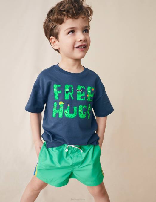 Boden vêtements asperges bébé short à rayures sportives LB2X481