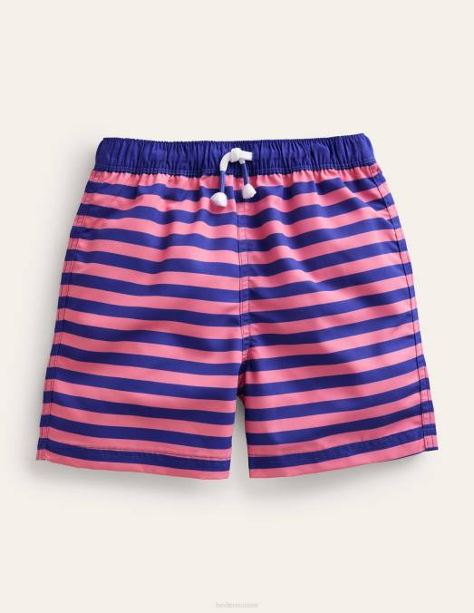 Boden vêtements azelea et bande bleuie bébé shorts de bain LB2X439