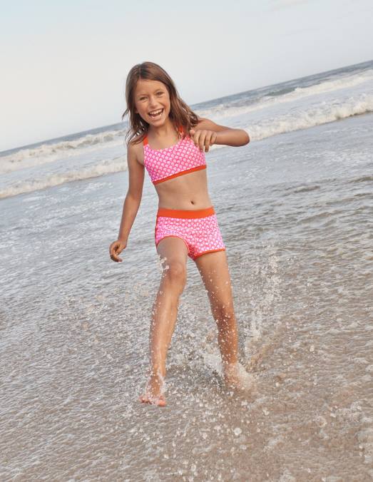 Boden vêtements bloc de bois de feu d'artifice bébé haut de bikini croisé dans le dos LB2X478