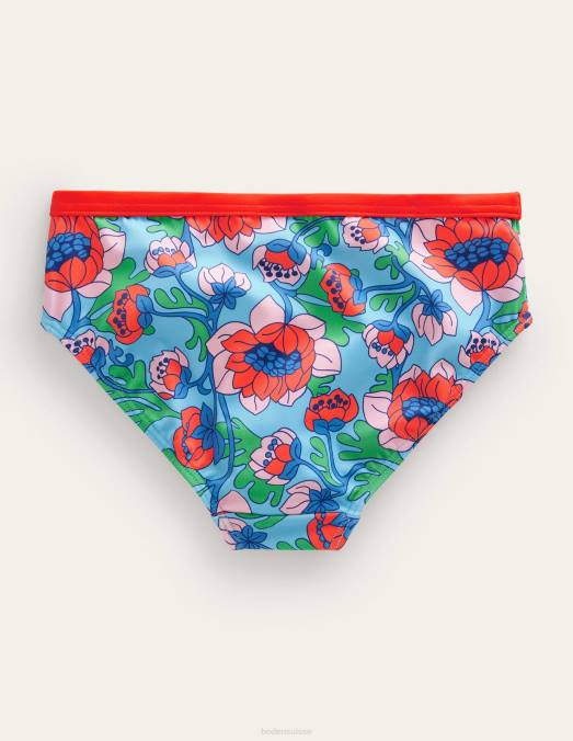 Boden vêtements coquelicot rouge le printemps floral bébé bas de bikini à motif LB2X3445