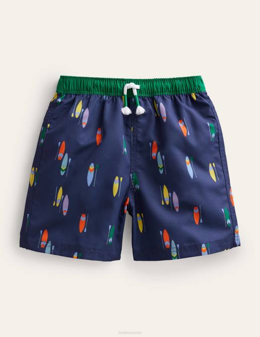 Boden vêtements planche à pagaie de la marine universitaire bébé shorts de bain LB2X445