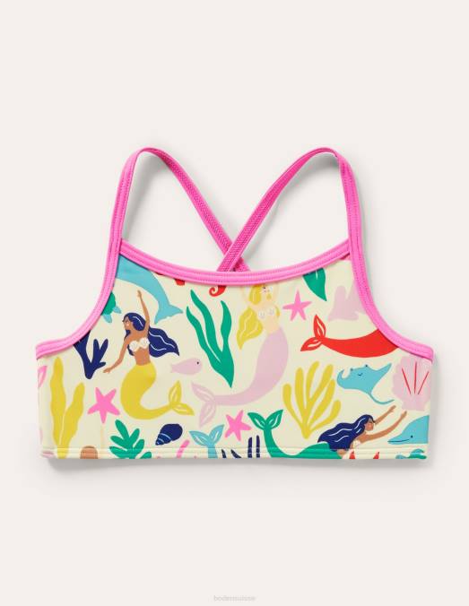 Boden vêtements plusieurs sirènes bébé haut de bikini à motif LB2X3382