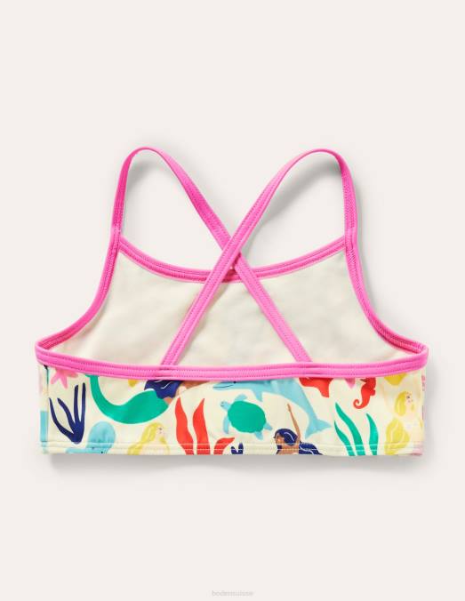 Boden vêtements plusieurs sirènes bébé haut de bikini à motif LB2X3382