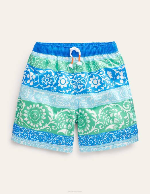 Boden vêtements rayure multicolore bébé shorts de bain LB2X3405