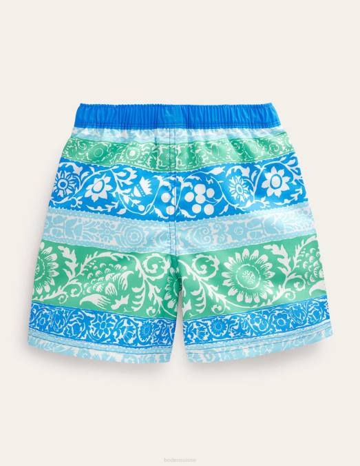 Boden vêtements rayure multicolore bébé shorts de bain LB2X3405