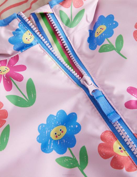 Boden vêtements belles fleurs d'orchidées bébé anorak doublé en jersey LB2X3394