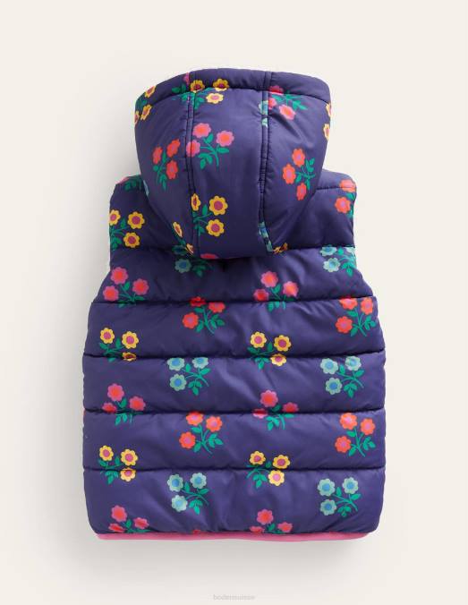 Boden vêtements fleur de la marine universitaire bébé gilet réversible LB2X547