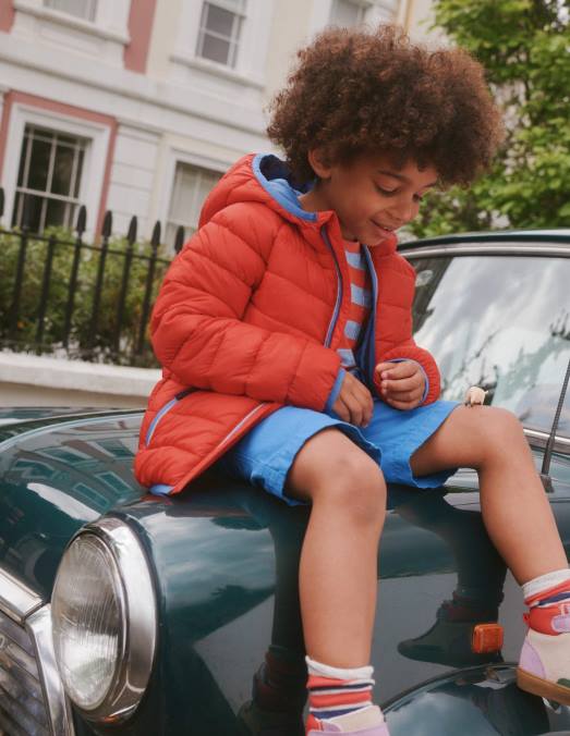 Boden vêtements rouge bébé veste matelassée pliable LB2X546