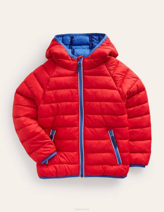 Boden vêtements rouge bébé veste matelassée pliable LB2X546
