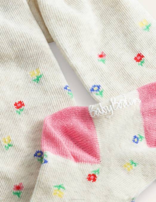 Boden vêtements floral ivoire filles collants de tous les jours LB2X2718