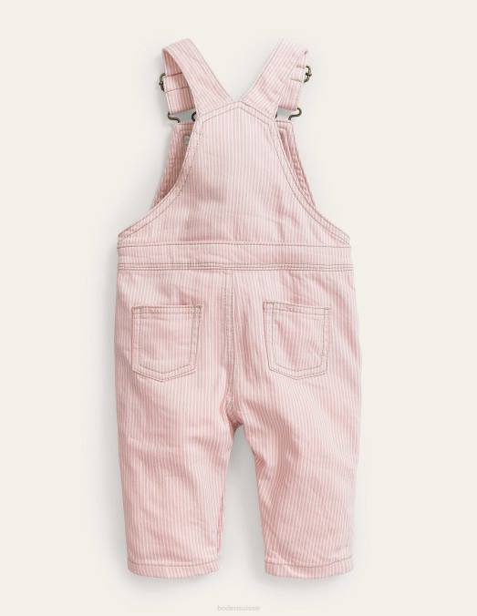 Boden vêtements Boto rose coutil bébé salopette à poches plaquées LB2X3472