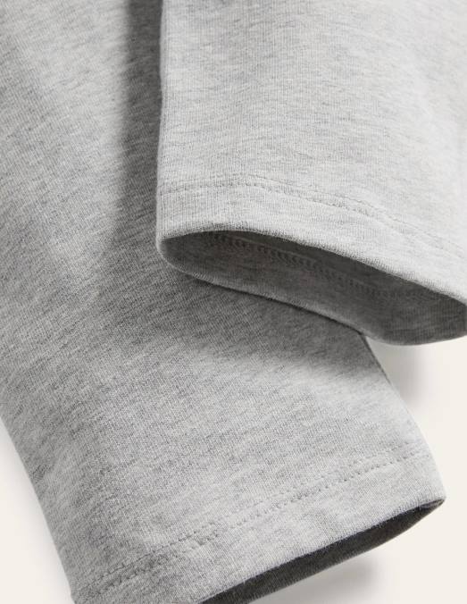 Boden vêtements gris chiné bébé legging court uni LB2X522