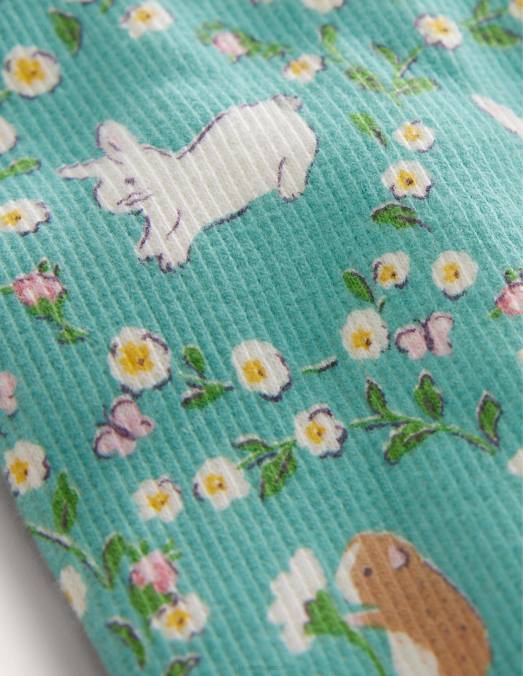 Boden vêtements lapin vert source chaude bébé legging imprimé LB2X3485