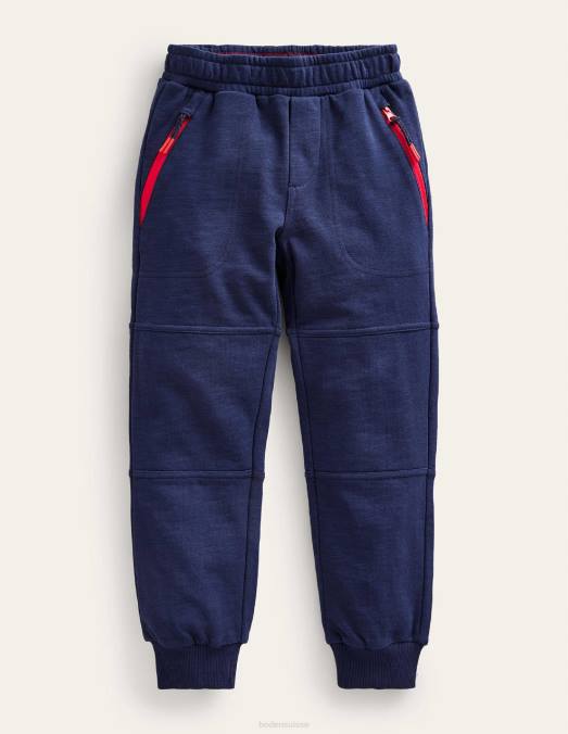 Boden vêtements marine universitaire bébé pantalon de jogging renforcé aux genoux LB2X490