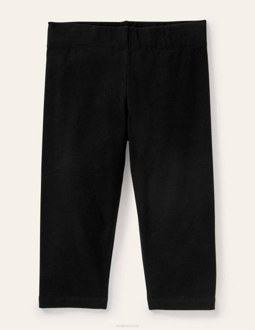 Boden vêtements noir bébé legging court uni LB2X524