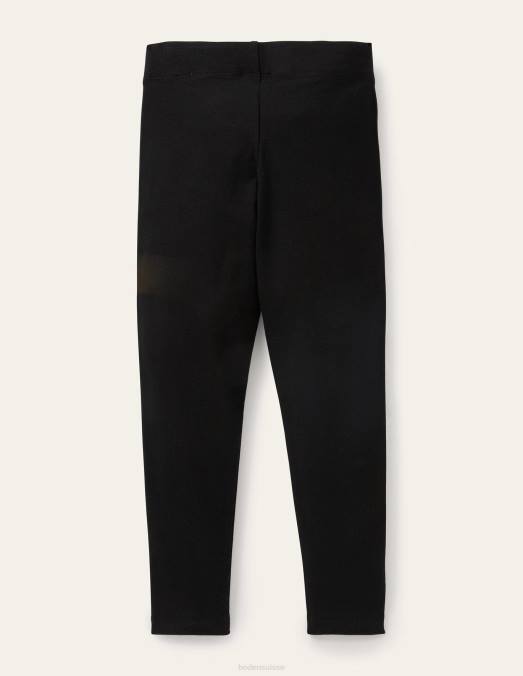 Boden vêtements noir bébé leggings unis LB2X518