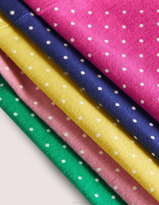 Boden vêtements spot multi bébé Lot de 5 leggings à pois multicolores LB2X505