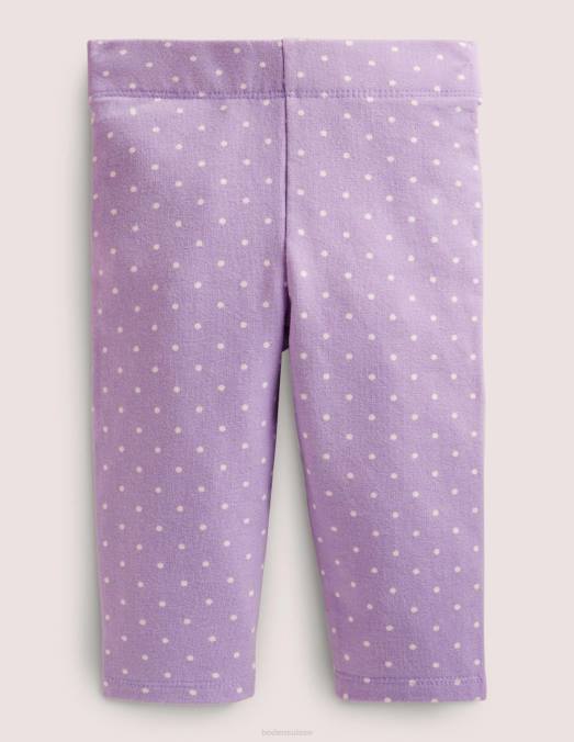 Boden vêtements tache d'épingle lilas bébé leggings confortables LB2X3366