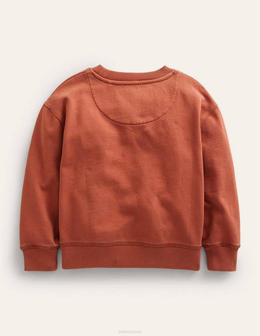 Boden vêtements châtaigne grillée bébé sweat-shirt ultradoux LB2X3396