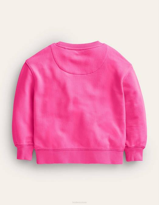 Boden vêtements rose néon bébé sweat-shirt ultradoux LB2X3409