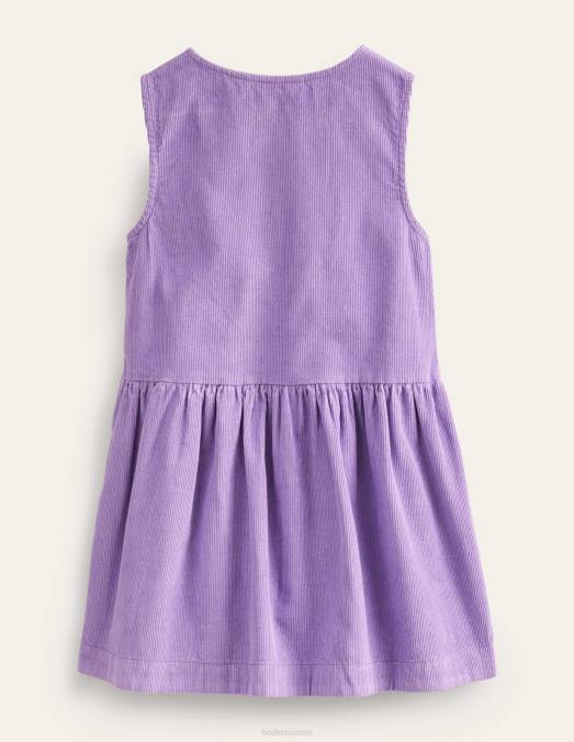 Boden vêtements aster violet bébé robe chasuble à boutons LB2X362