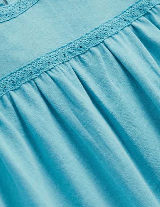 Boden vêtements bleu delphinium bébé robe en jersey à manches flottantes LB2X342