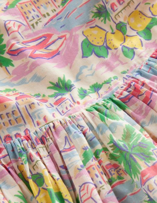 Boden vêtements impression multi-scènes bébé robe croisée dans le dos LB2X3401