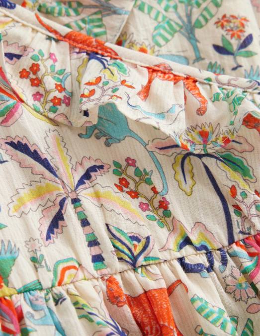 Boden vêtements jardin tropical de gousse de vanille bébé robe portefeuille LB2X374
