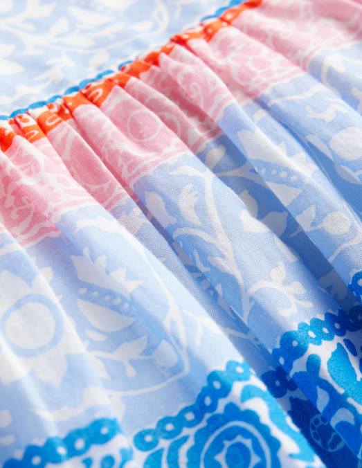 Boden vêtements rayures multiples de papier peint bébé robe croisée dans le dos LB2X3465