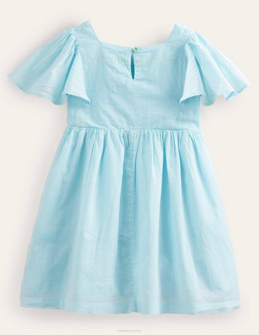 Boden vêtements sirènes aquatiques glacées bébé robe à appliques à manches flottantes LB2X365