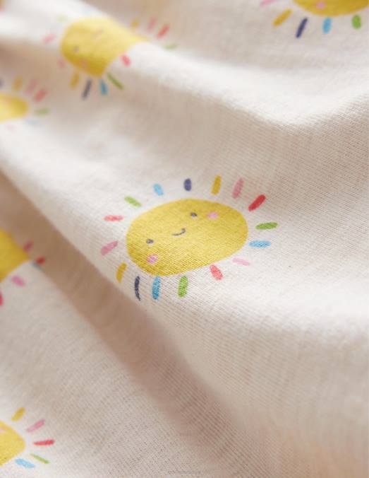 Boden vêtements soleils arc-en-ciel chinés à l'avoine bébé robe en jersey sans manches LB2X3471