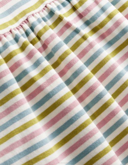 Boden vêtements étoile de mer/rose amande bébé robe sweat décontractée imprimée LB2X354