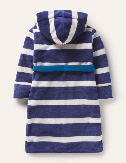 Boden vêtements tribord bleu/ivoire bébé robe de chambre douillette LB2X530