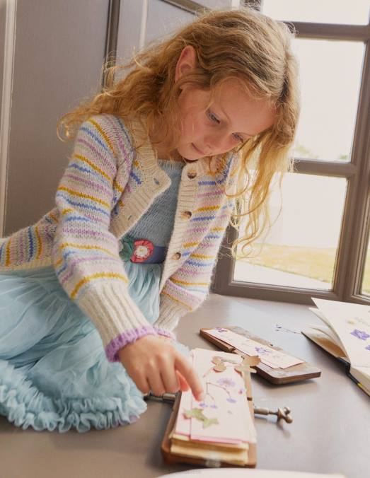 Boden vêtements multi-rayures bébé cardigan blouson à rayures LB2X538