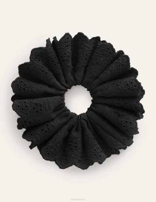 Boden accessoire noir femmes chouchou brodé LB2X2352