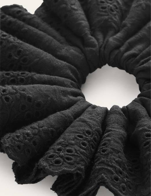 Boden accessoire noir femmes chouchou brodé LB2X2352