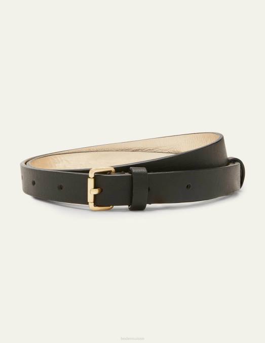 Boden accessoire noir femmes ceinture fine à boucle LB2X2379