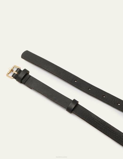 Boden accessoire noir femmes ceinture fine à boucle LB2X2379