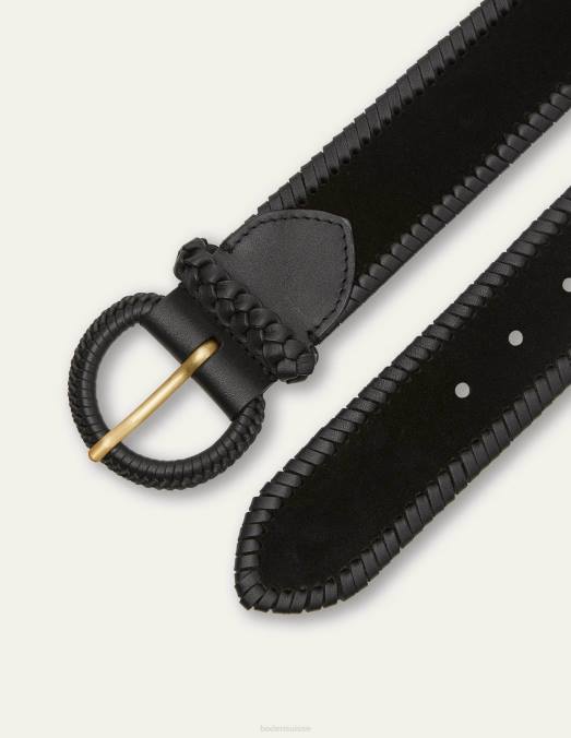 Boden accessoire noir femmes ceinture tissée LB2X2288
