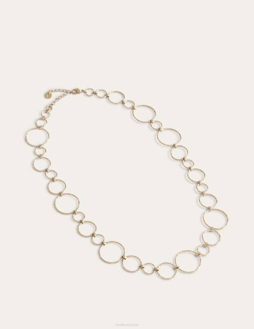 Boden accessoire or femmes collier anneau en fil de fer LB2X2369