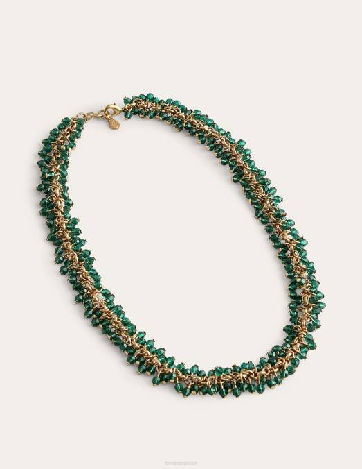 Boden accessoire vert femmes collier de perles LB2X2358